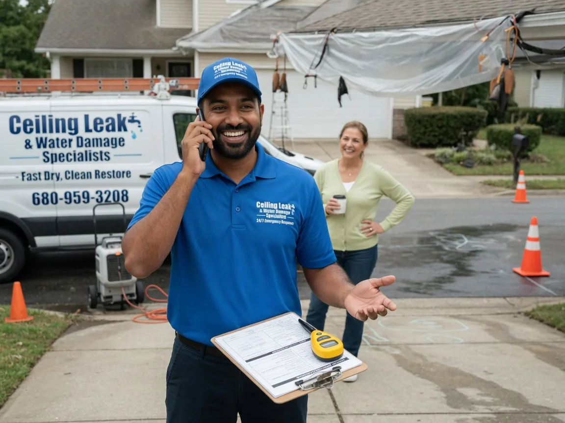 Ceiling Leak Cleanup Breckenridge, MO FAQs